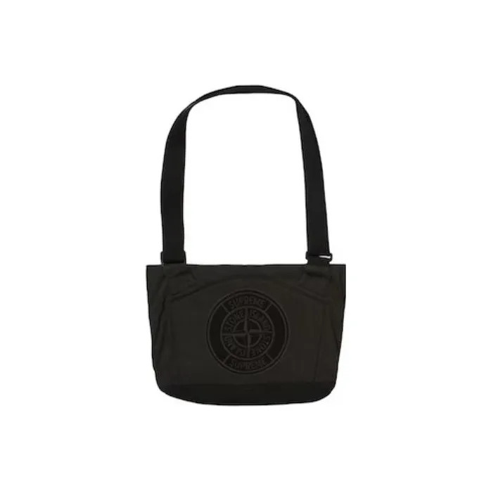 Supreme Stone Island Collaboration Canvas Crossbody Bag, Messenger Bag, Shoulder Bag Regular Unisex Multicolor-1