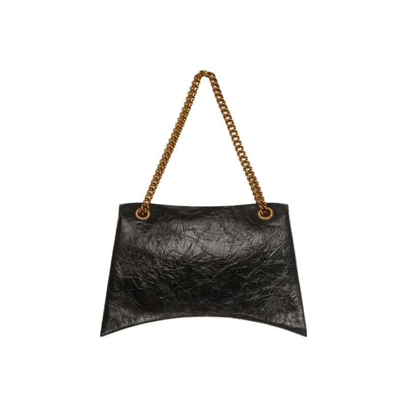 Balenciaga Women'ss Crush Large Chain Bag Black-2