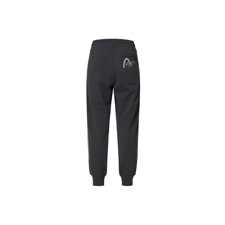 EVISU FW22 Sports Pants Men's Dark Charcoal-1