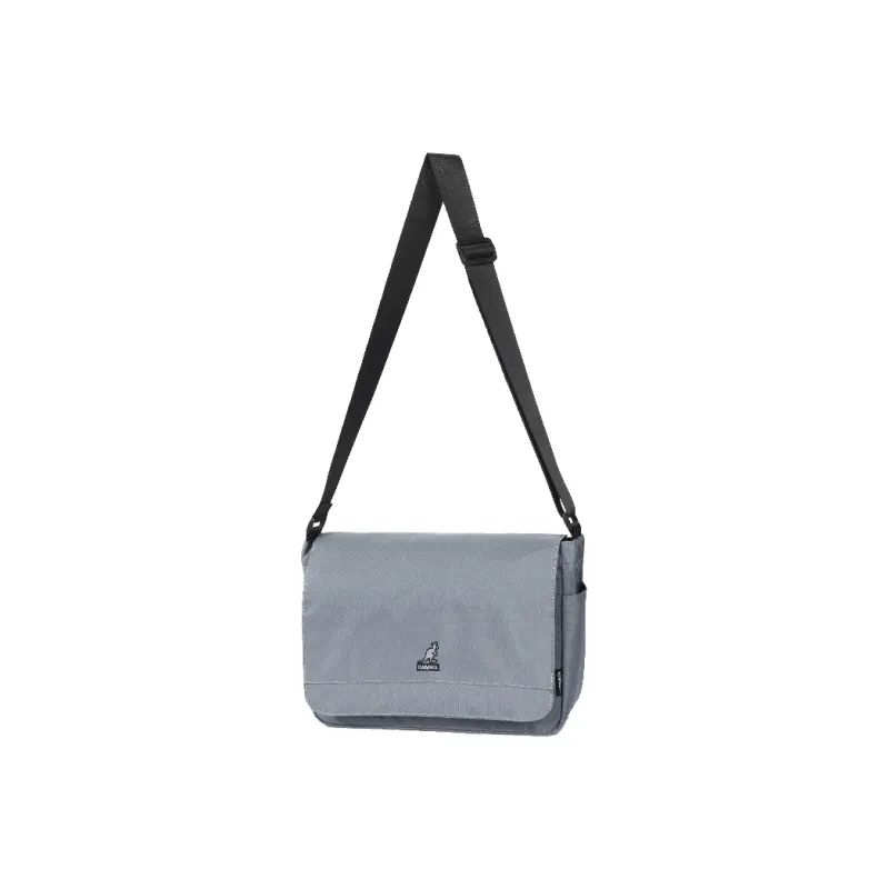 KANGOL Fabric Messenger Bag, Crossbody Bag, Shoulder Bag Unisex Tricolor-9
