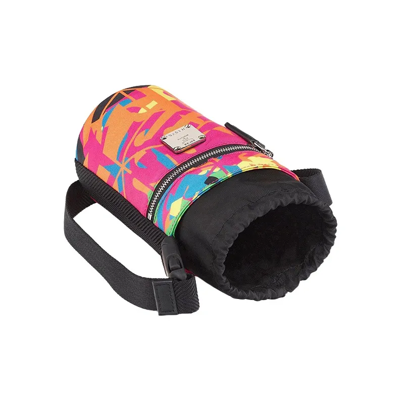 MCM Ottomar Textile Nylon Water Bottle Bag Handbag Unisex Multicolor-3