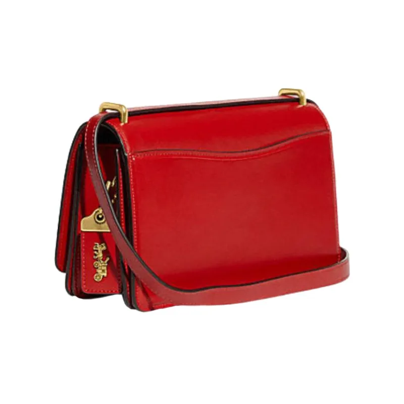 COACH Bandit Calfskin Crossbody Bag, Shoulder Bag Women's Red-1