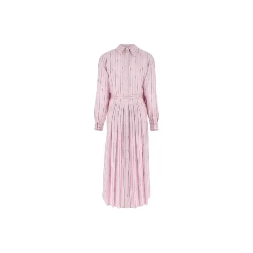 PRADA Long-Sleeved Dresses Women's Pink