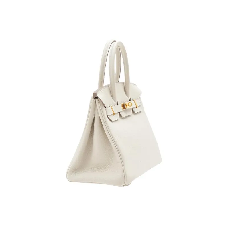 HERMES Birkin Togo Calfskin Birkin Bag Handbag Women's 10 Craie Milkshake White-1