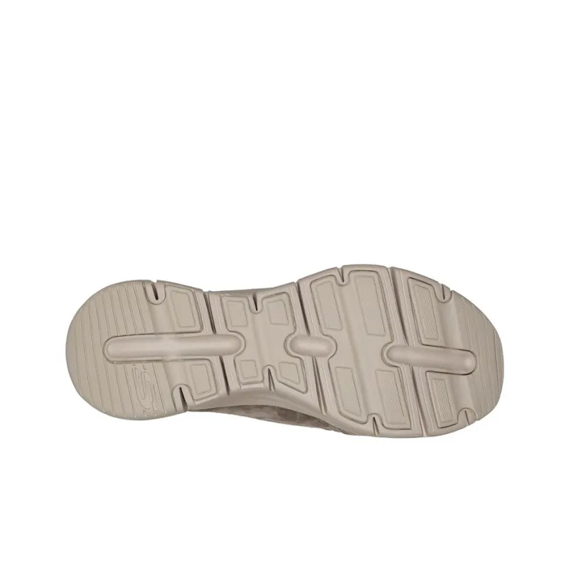Skechers Arch Fit Smooth Cushioned Anti-Slip And Wear-Resistant Lightweight Low-Top Casual Shoes Women's Khaki-4