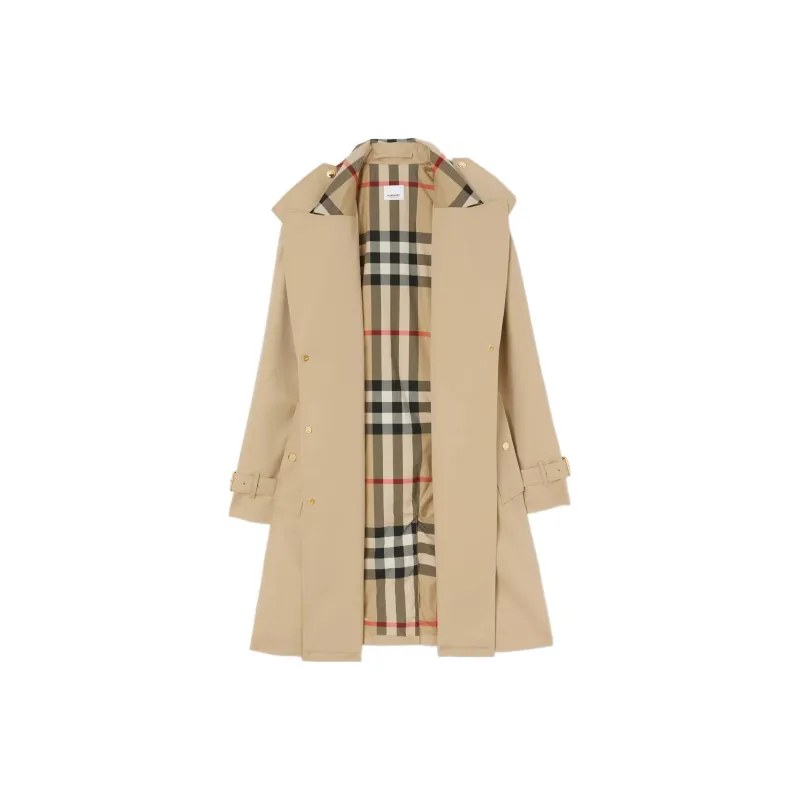 Burberry Trench Coats Women's Honey-1