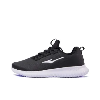 Erke Slip Resistant Low Top Sports Casual Shoes Men's Black White