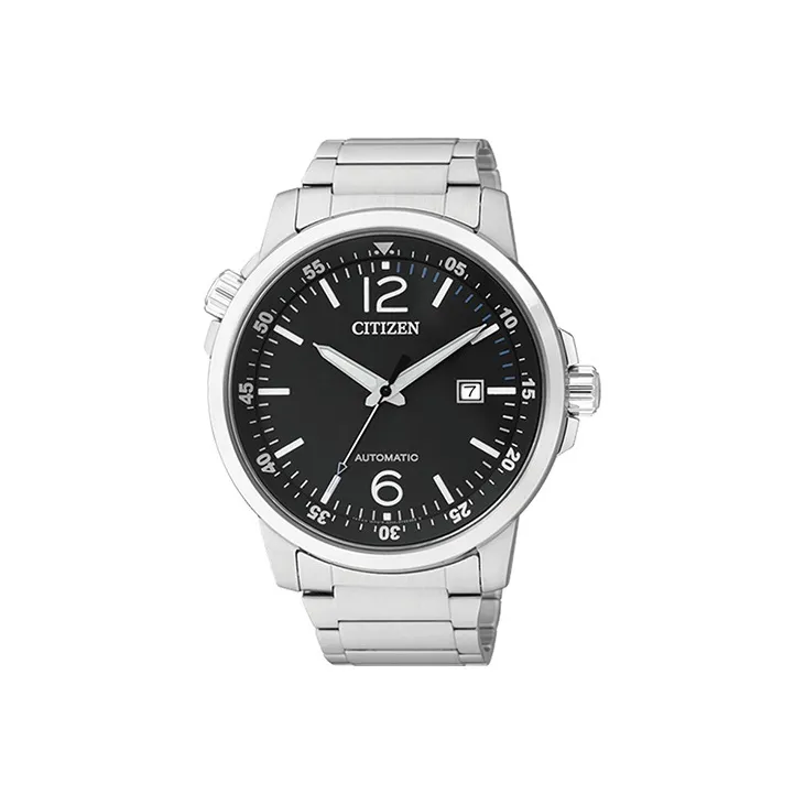 CITIZEN Automatic Mechanical Movement Stainless Steel Strap Watch 43mm Men's Watches Black Dial NJ0070 53E-0