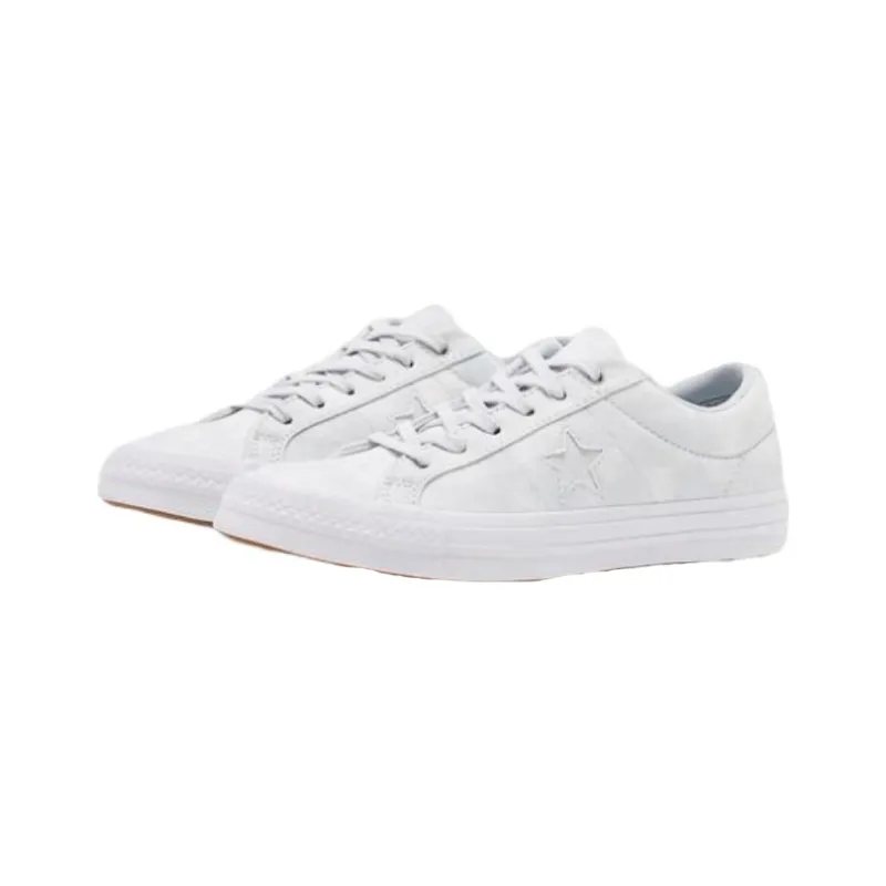 Converse One Star Low Tops Retro Skateboarding Shoes Unisex Light Blue-5