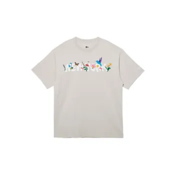 New Era FW22 T Shirt Unisex Ecru