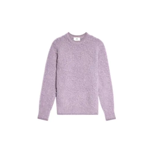 AMIPARIS Cashmere Sweaters Men Dark Purple