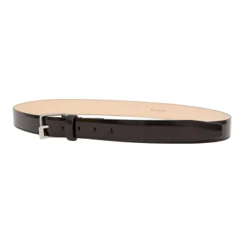Maison Margiela Leather Belts Unisex Black