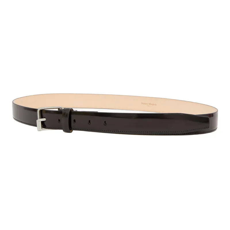 Maison Margiela Leather Belts Unisex Black-0