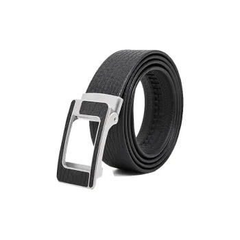 JAGUAR Top Grain Cow Leather With Business Casual Automatic Buckle Leather Belts Men's