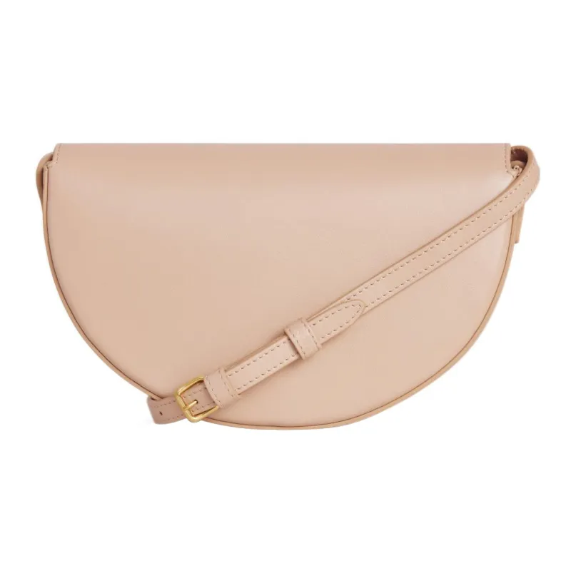 CELINE TriompheBesace Smooth Cow Leather Messenger Bag Crossbody Bag Shoulder Bag Women's Nude-1