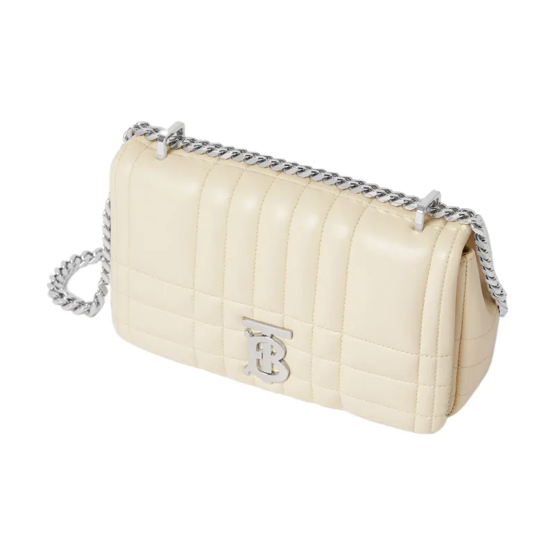 Burberry Lola Lola Bag Lambskin Shoulder Bag Crossbody Bag Small Size Women's Light Vanilla-3