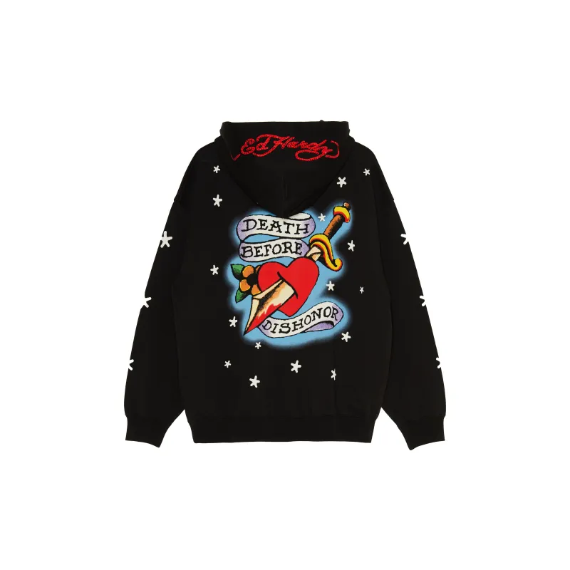 Ed Hardy Sweatshirts Women's Black E1OAW214-1