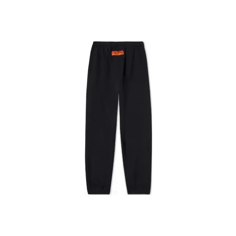 HERON PRESTON Knitted Sweatpants Men Black-1