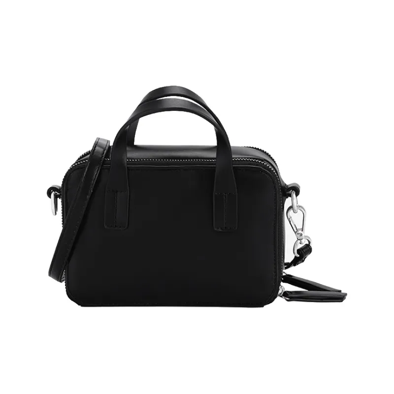 KANGOL PU Camera Bag, Tofu Bag, Handbag, Shoulder Bag, Crossbody Bag Regular Women's Multicolor-1