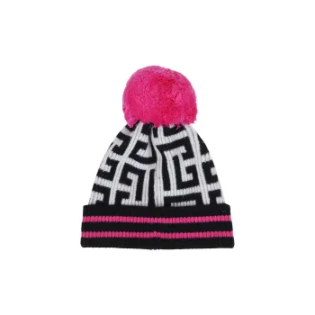 BALMAIN Embroidered Wool Blend Beanie