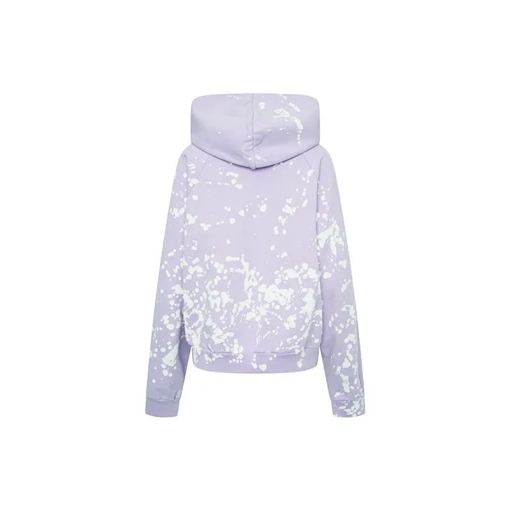 Liberal Youth Ministry Bleach splash Cotton Hoodie-13