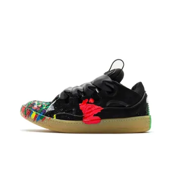 Lanvin Leather Curb Gallery Dept. Black Multi Women's