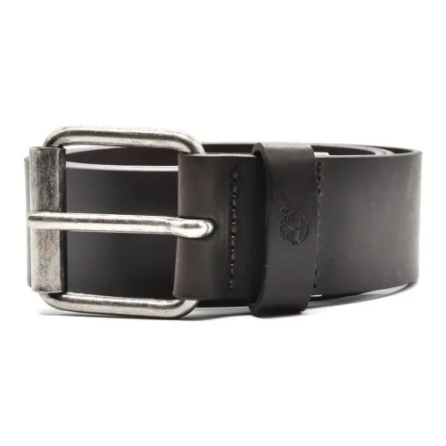 Timberland Fashion Minimalist Style Solid Color Pin Buckle Belt Unisex Brown