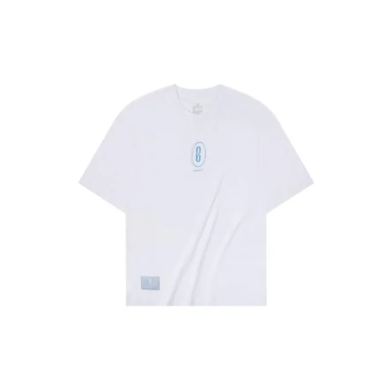 361° Crew Neck Fitted Straight Sleeveless T Shirt Unisex White-0