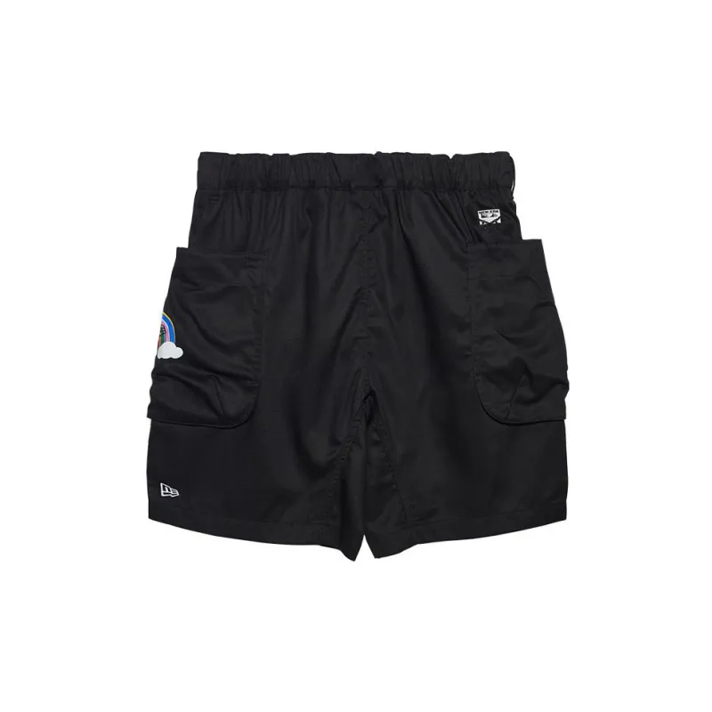 New Era Casual Shorts Unisex Black-1