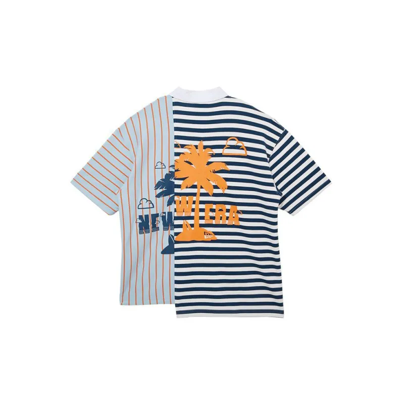 New Era Polo Shirt Unisex Navy Blue-1