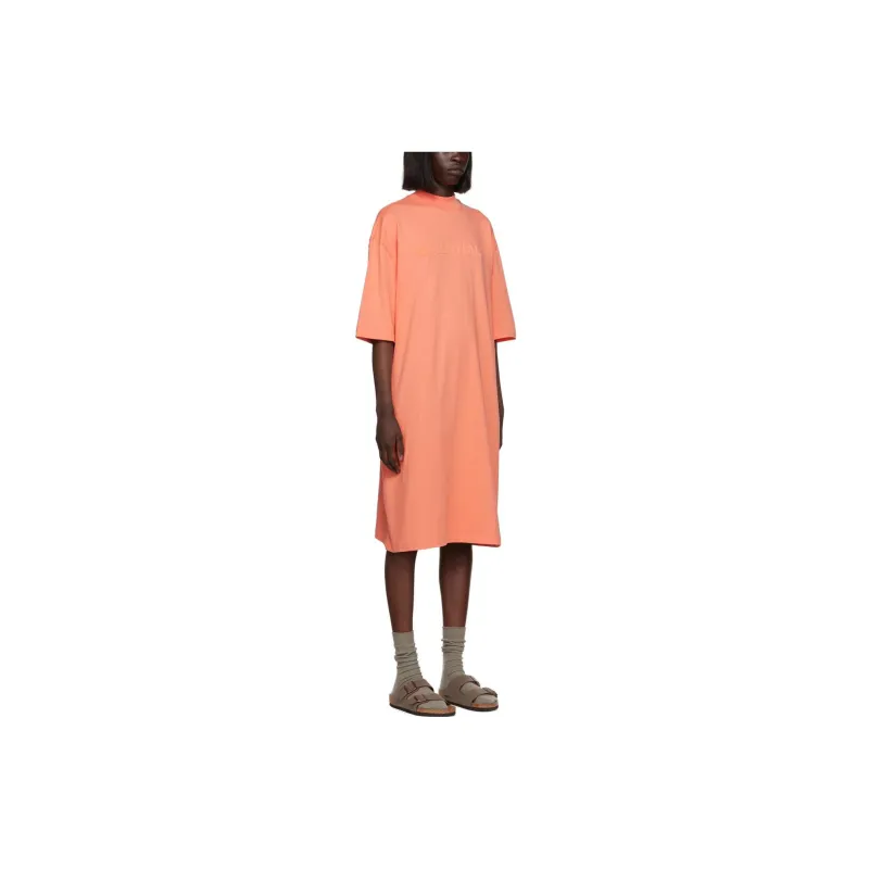Fear Of God Essentials Short-Sleeved Dresses Women's Coral-2