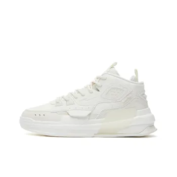 Erke Banquet Mid Top Skateboard Shoes Women's Ivory