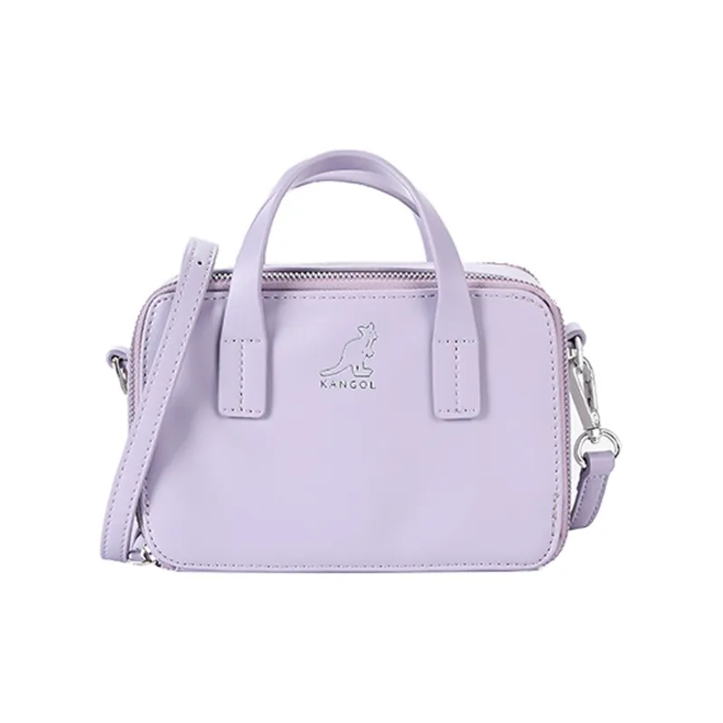 KANGOL PU Camera Bag, Tofu Bag, Handbag, Shoulder Bag, Crossbody Bag Regular Women's Multicolor-11