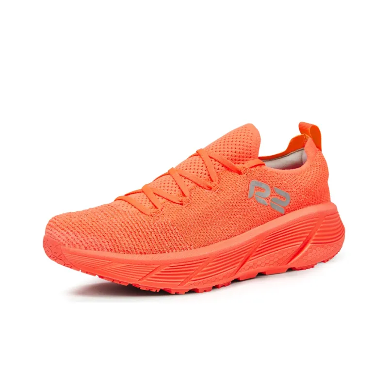 R2 REALRUN Sports Running Shoes Unisex Neon Orange-2