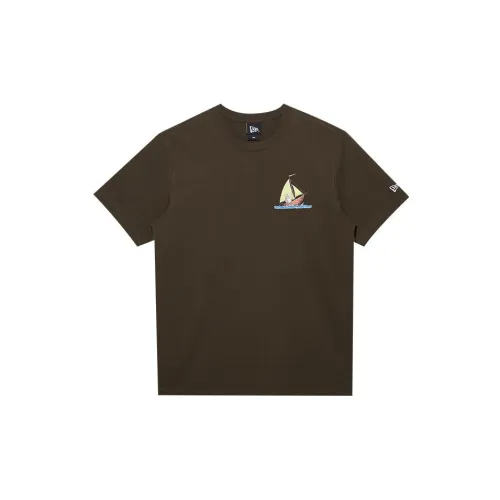 New Era x MLB T Shirt Unisex Black Walnut