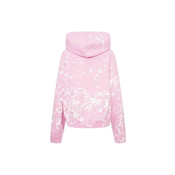 Liberal Youth Ministry Bleach splash Cotton Hoodie-7