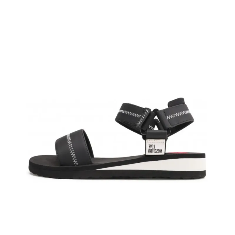 Love MOSCHINO Logo Open-toe Sandals-0