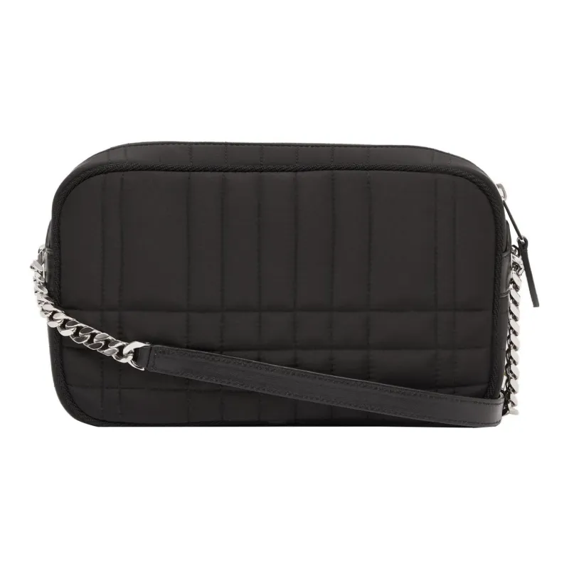 Burberry Lola Lola Bag Lambskin Decoration Camera Bag Shoulder Bag Crossbody Bag Small Size Women's Black-1