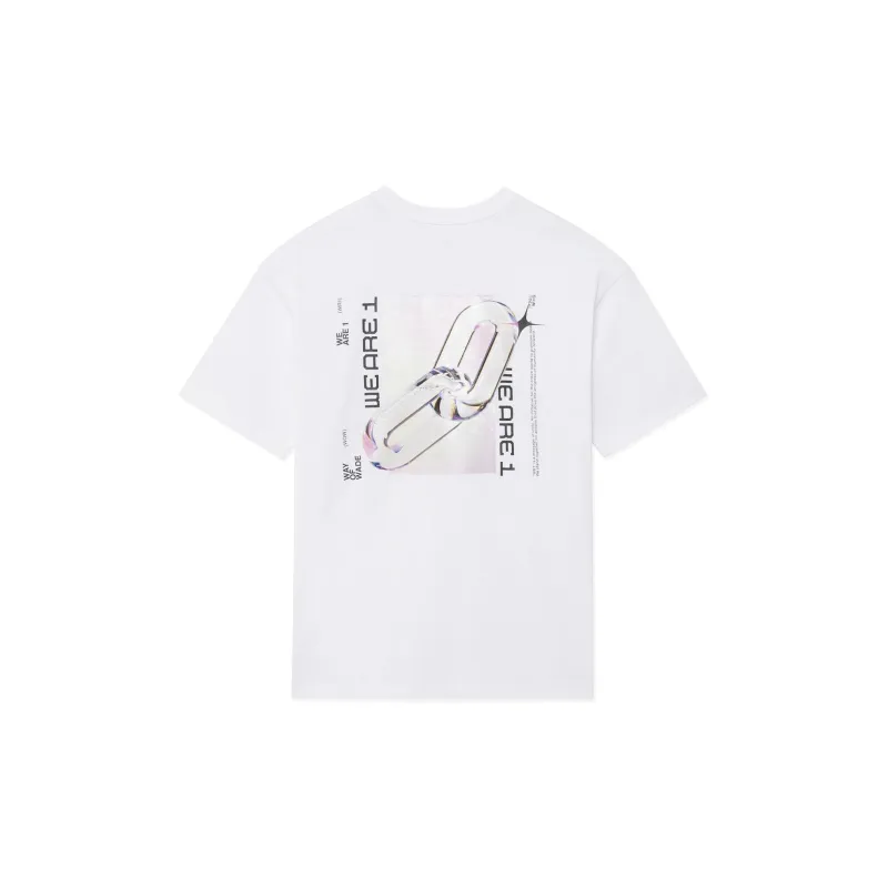LiNing x Glare, Li Ning X Glare Co branded Wade Collection T Shirt Unisex White-0
