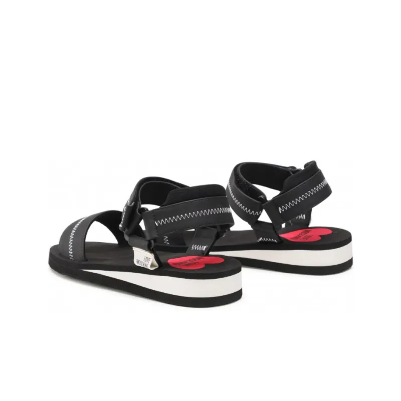 Love MOSCHINO Logo Open-toe Sandals-3