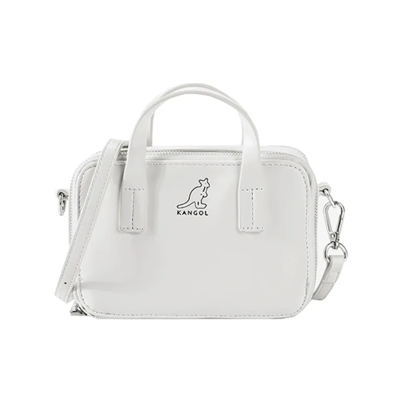 KANGOL PU Camera Bag, Tofu Bag, Handbag, Shoulder Bag, Crossbody Bag Regular Women's Multicolor-5