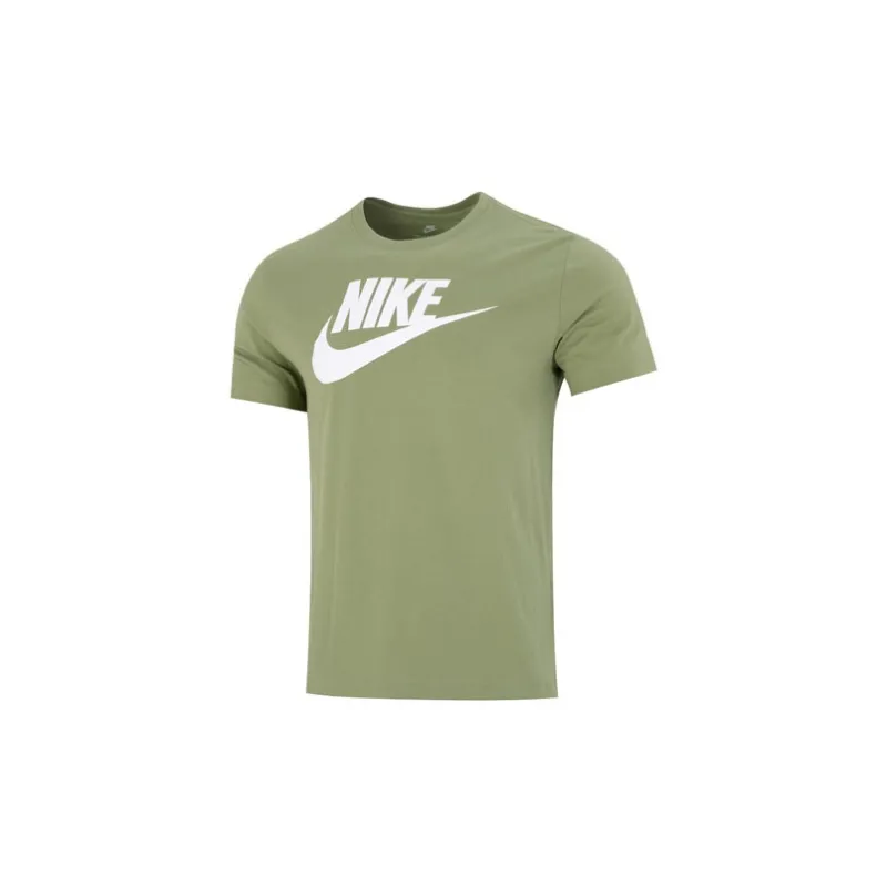 Nike T Shirts Men Olive Green-0