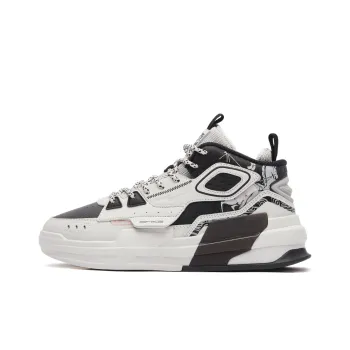 Erke Banquet Mid Top Skateboard Shoes Women's Gray Black