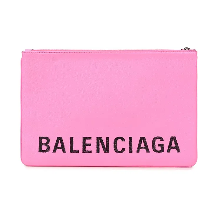 Balenciaga Women's Leather Clutch Pink-3
