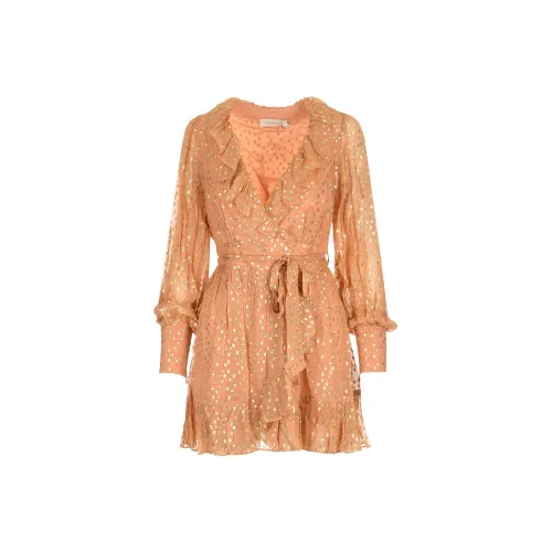 Zimmermann Long-Sleeved Dresses Women's Orange