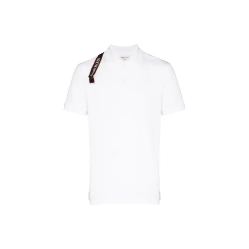 Alexander McQueen Polo Shirts Men White