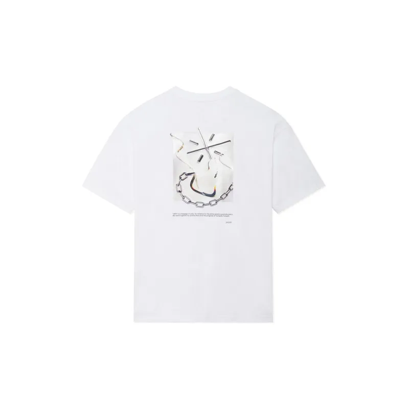 LiNing x Glare Wade Collection T Shirt Unisex White-0