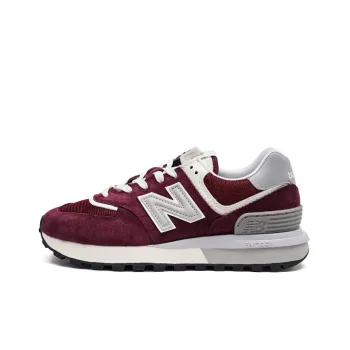 New Balance 574 Burgundy Silver