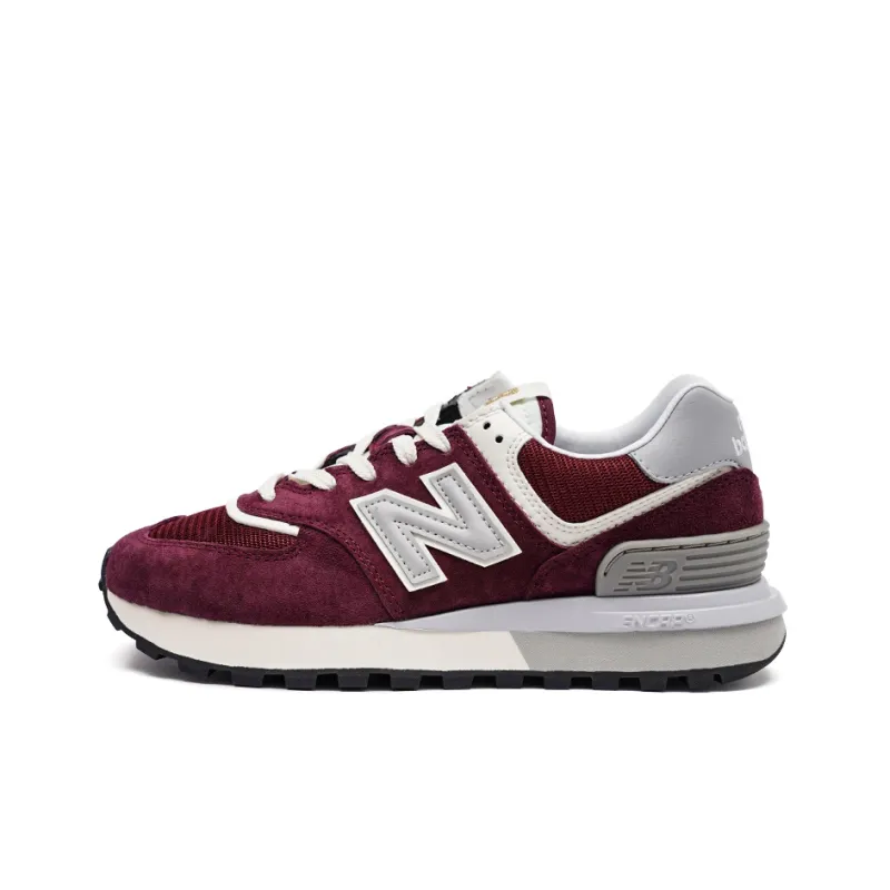 New Balance 574 Burgundy Silver-0