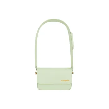 Jacquemus Smooth Leather Handbag Shoulder Bag Women's Light Green